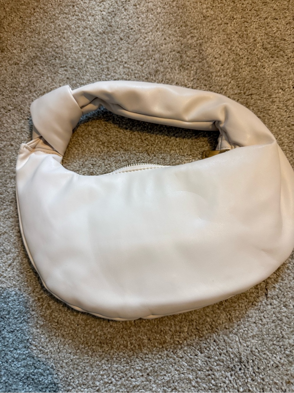 Classic Soft Hobo Bag in Off-White
